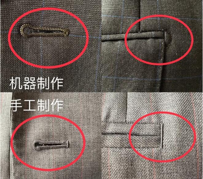 西装扣眼工艺